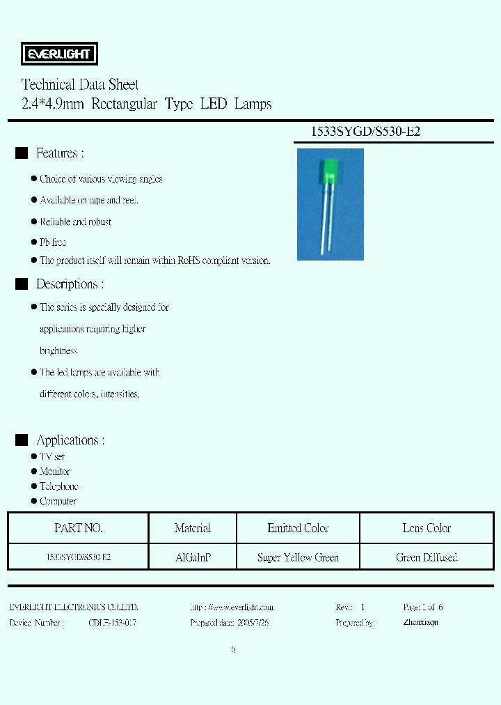 1533SYGD_4135619.PDF Datasheet