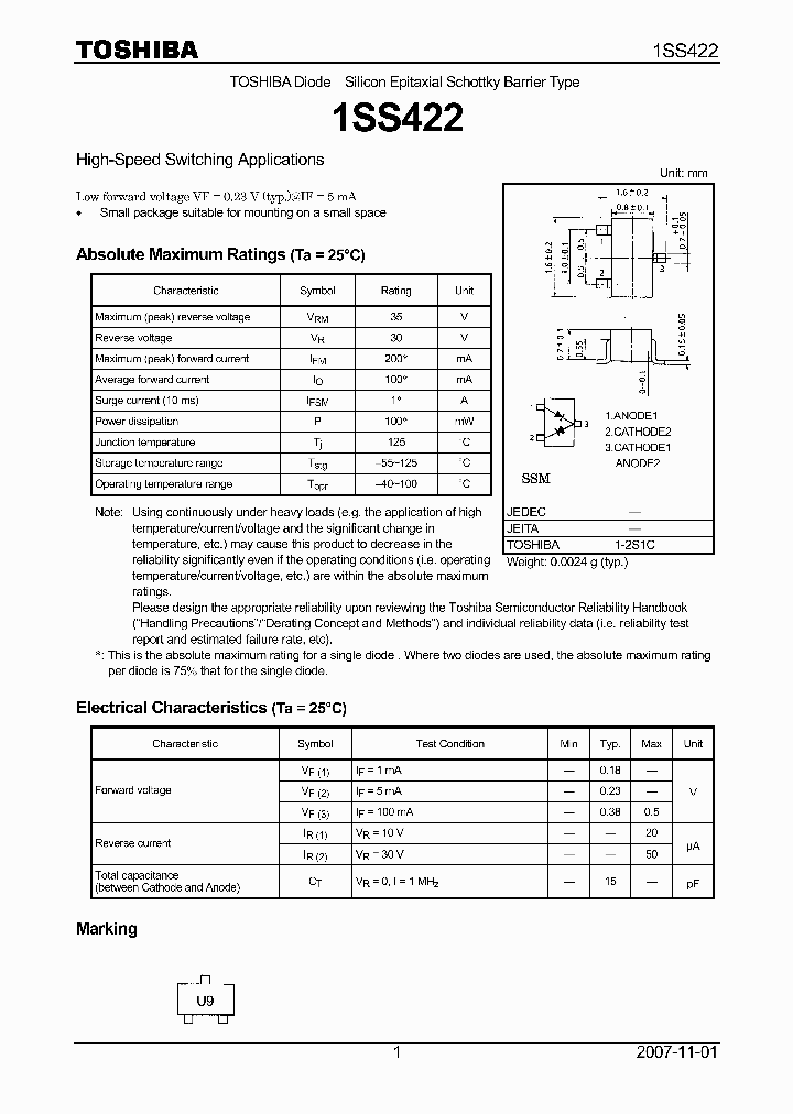 1SS422_4112665.PDF Datasheet