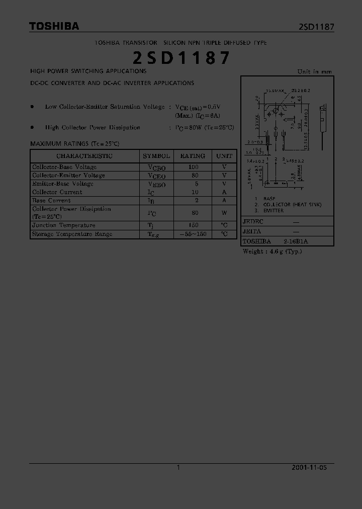 2SD1187_4102319.PDF Datasheet