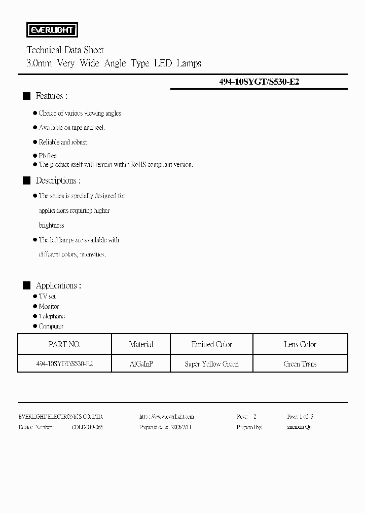 494-10SYGT_4135252.PDF Datasheet