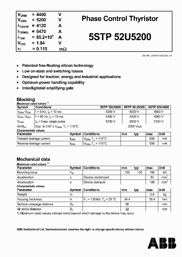 5STP52U4600_4161468.PDF Datasheet