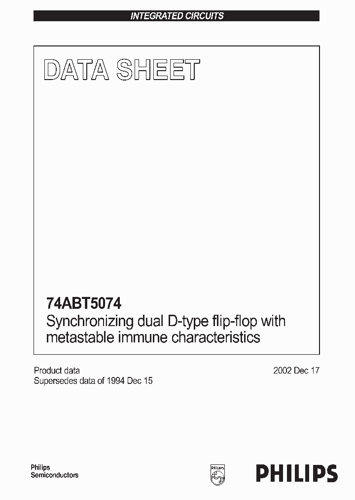 74ABT5074_4160484.PDF Datasheet