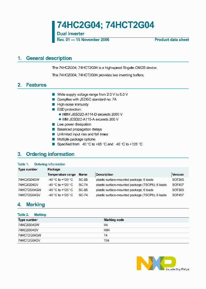 74HCT2G04_4160649.PDF Datasheet