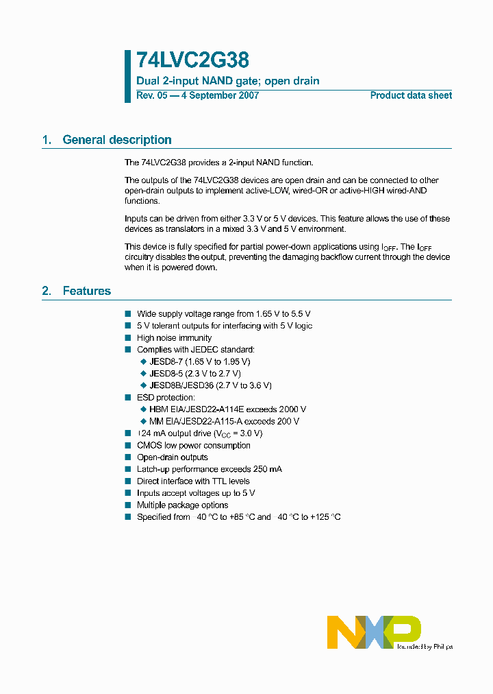 74LVC2G38GM_4127990.PDF Datasheet