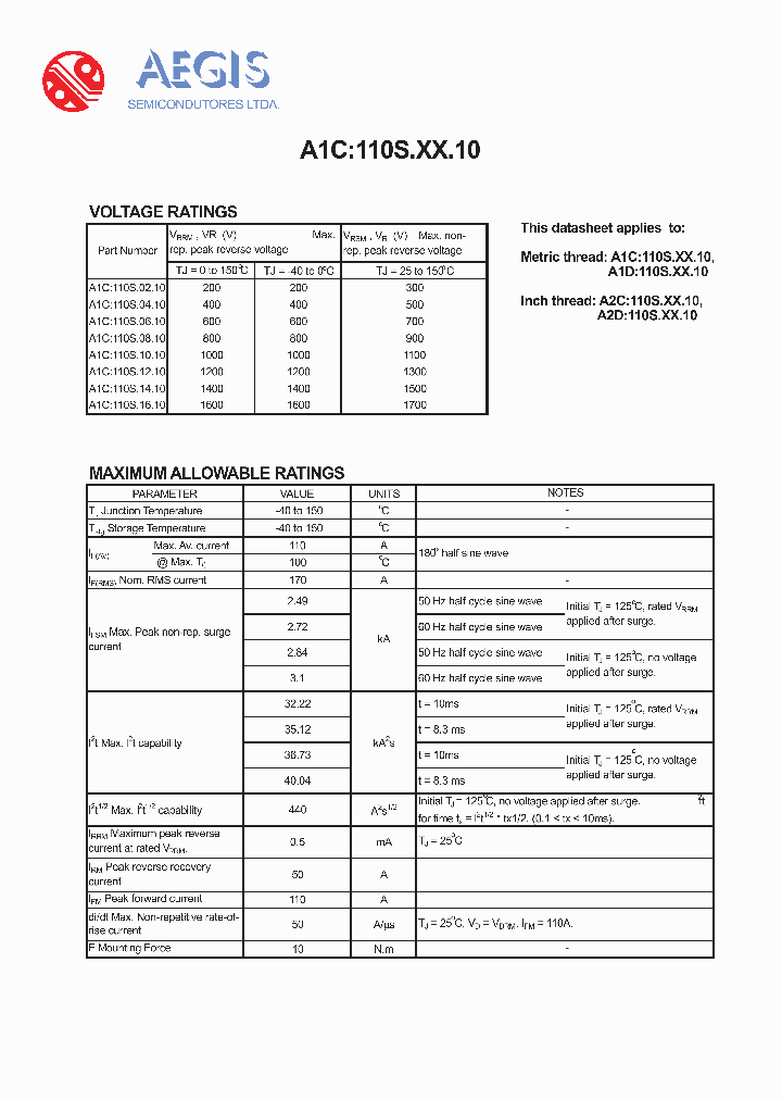 A1C110S1010_4149518.PDF Datasheet