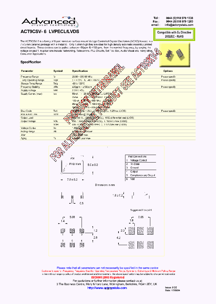 ACT9CSV-6LVPECL_4158177.PDF Datasheet