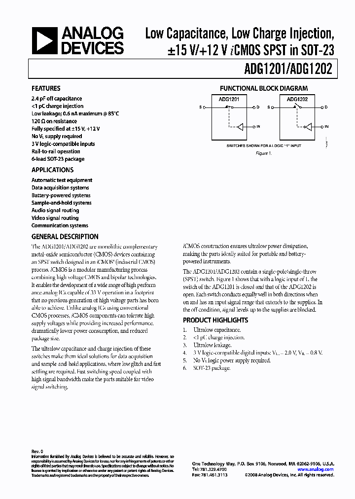 ADG1201_4140668.PDF Datasheet