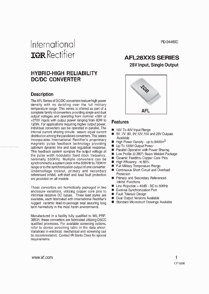 AFL27008SW_4154475.PDF Datasheet