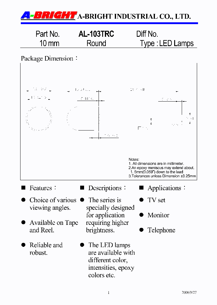 AL-103TRC_4145049.PDF Datasheet