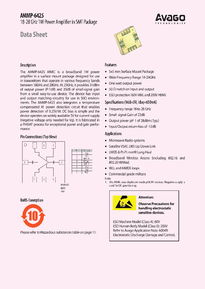 AMMP-6425_4145033.PDF Datasheet