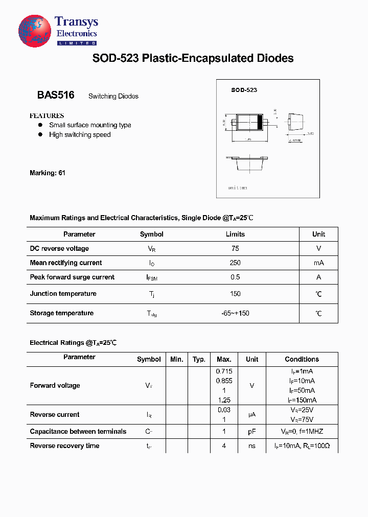 BAS516_4145995.PDF Datasheet