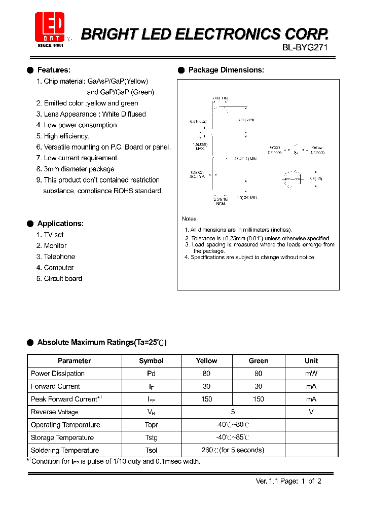 BL-BYG271_4158220.PDF Datasheet