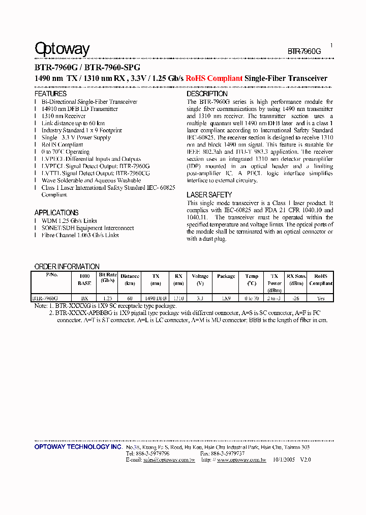 BTR-7960-SPG_4119623.PDF Datasheet