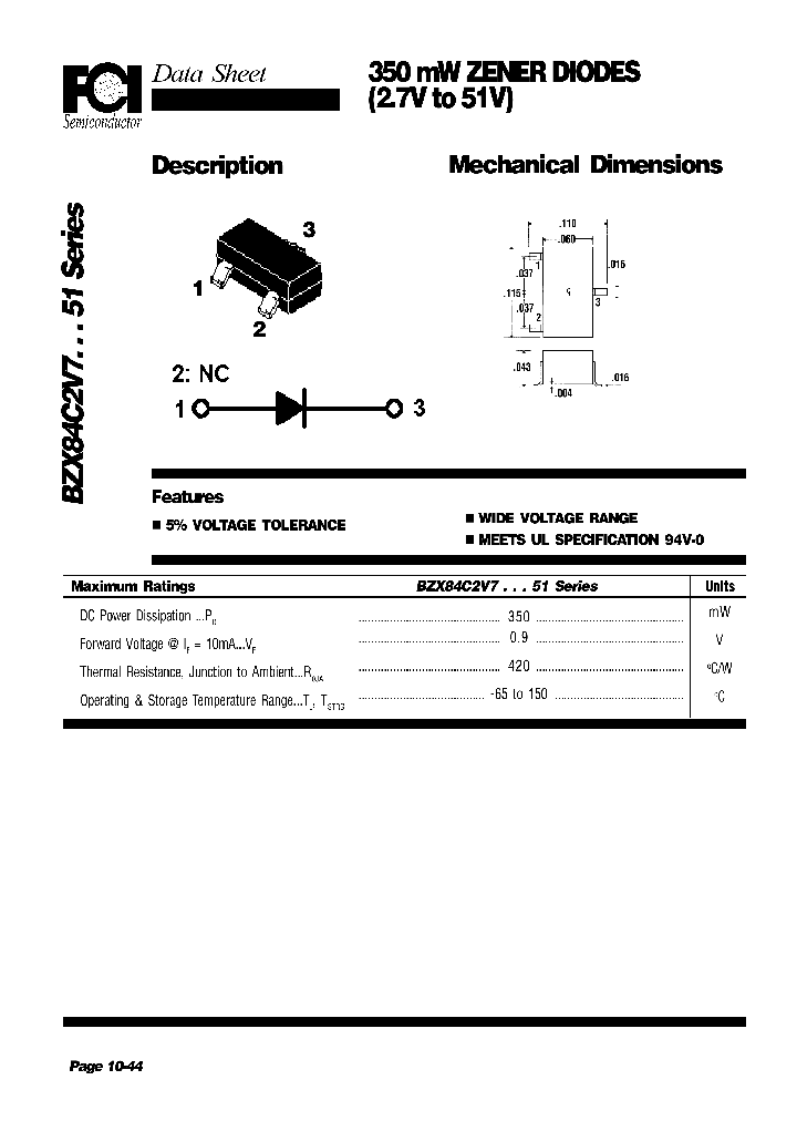 BZX84C2V7_4108356.PDF Datasheet