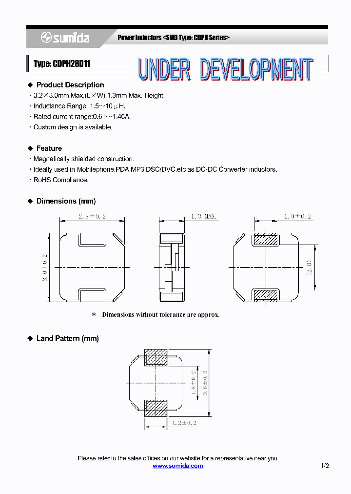 CDPH28D11NP-3R3M_4137933.PDF Datasheet