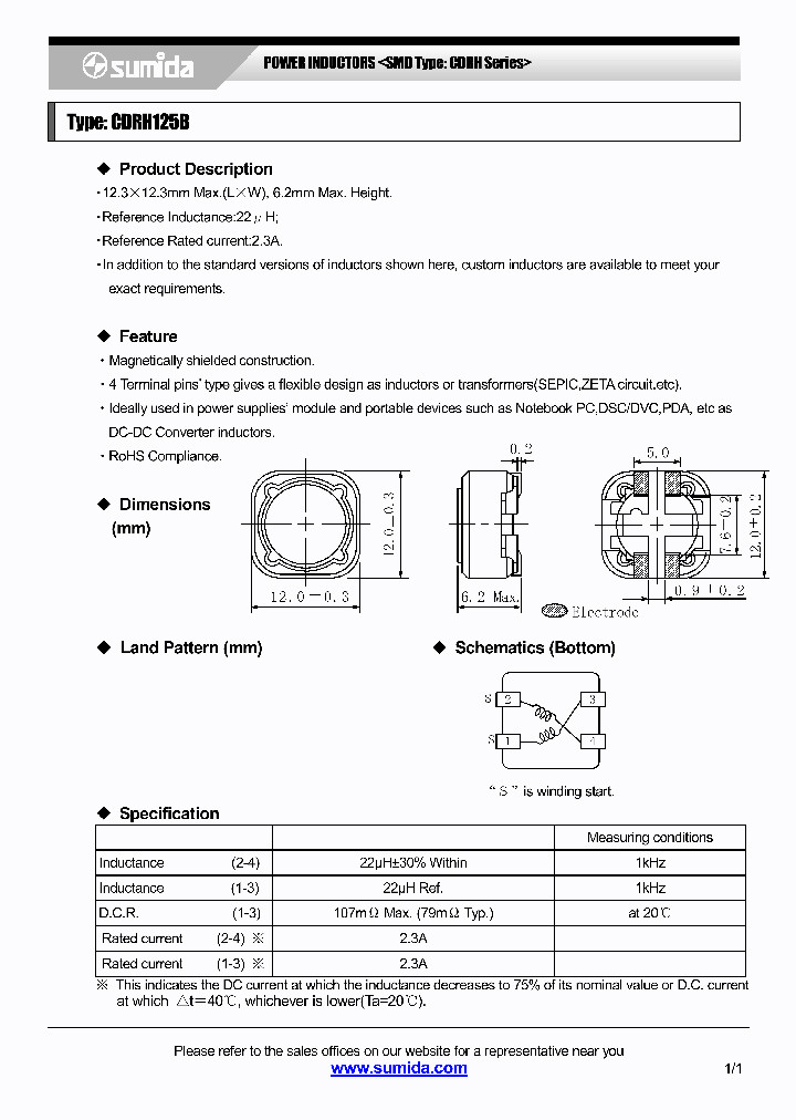 CDRH125B_4149476.PDF Datasheet