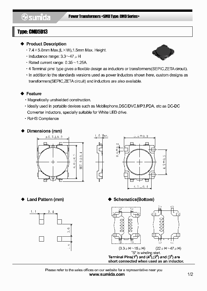 CMD5D1307_4137318.PDF Datasheet