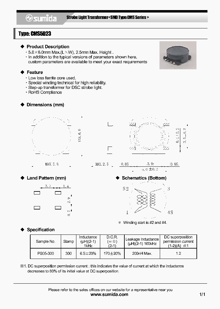 CMS5D23_4137277.PDF Datasheet