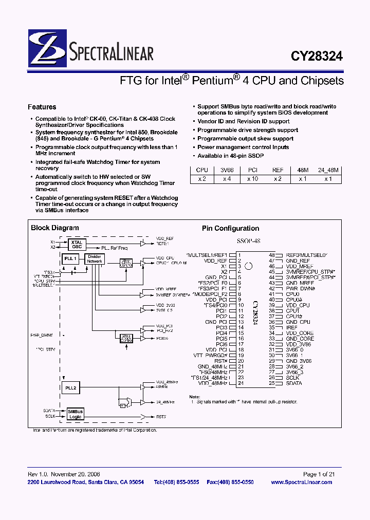 CY28324PVC_4152262.PDF Datasheet