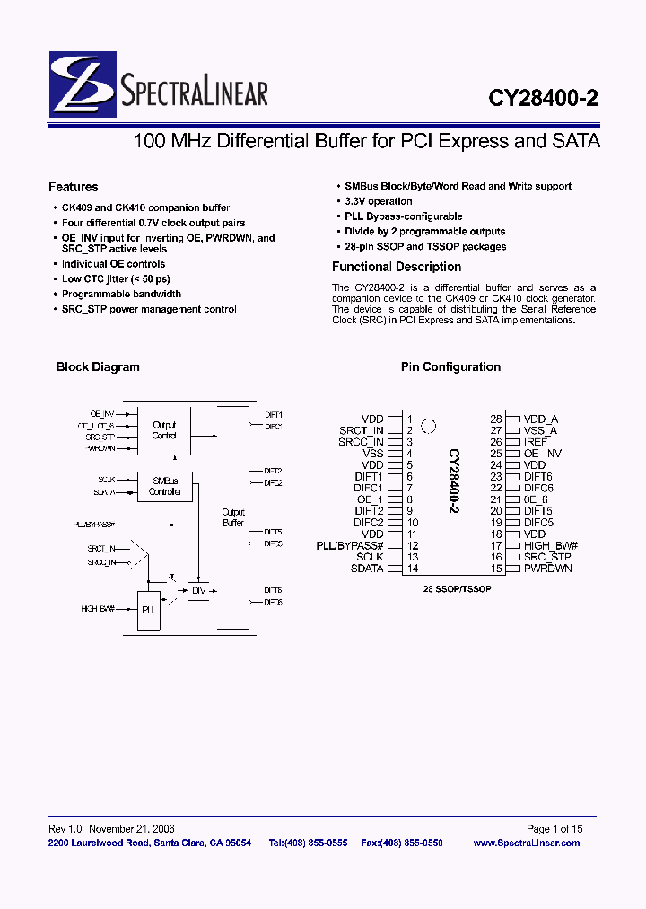 CY28400ZXC-2_4139320.PDF Datasheet