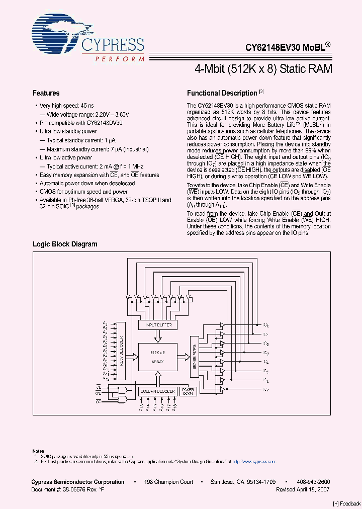 CY62148EV30LL-45BVXI_4145740.PDF Datasheet