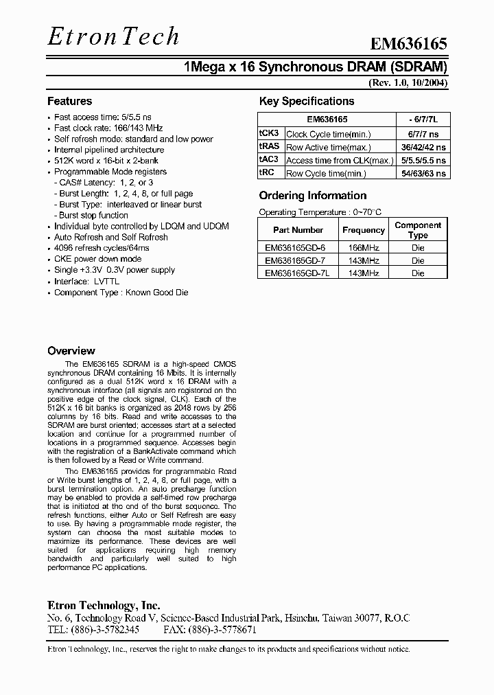 EM636165GD_4102521.PDF Datasheet