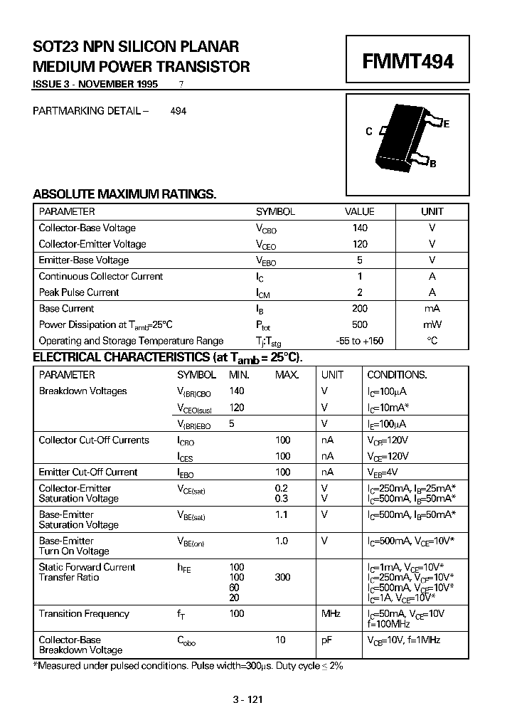 FMMT494_4106131.PDF Datasheet