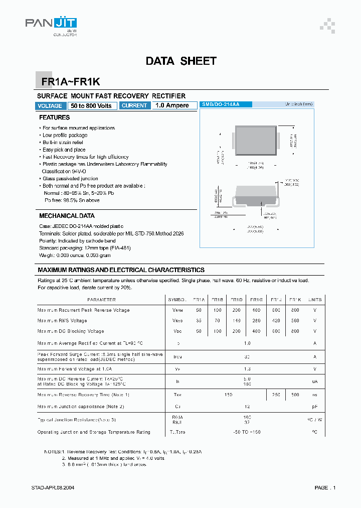 FR1J_4113981.PDF Datasheet