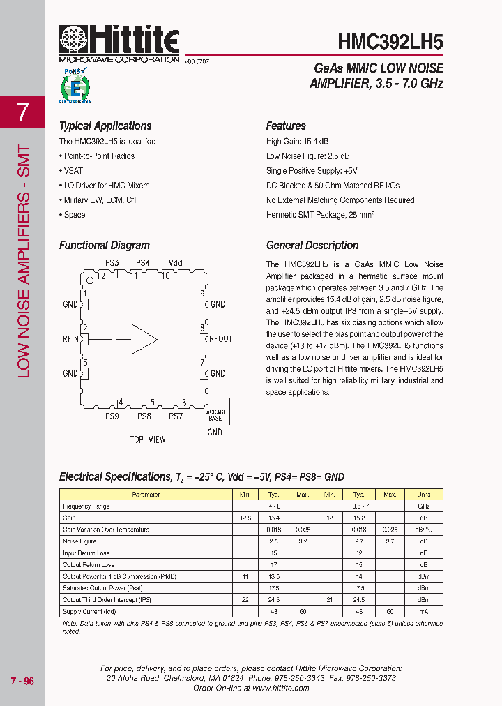 HMC392LH5_4133494.PDF Datasheet