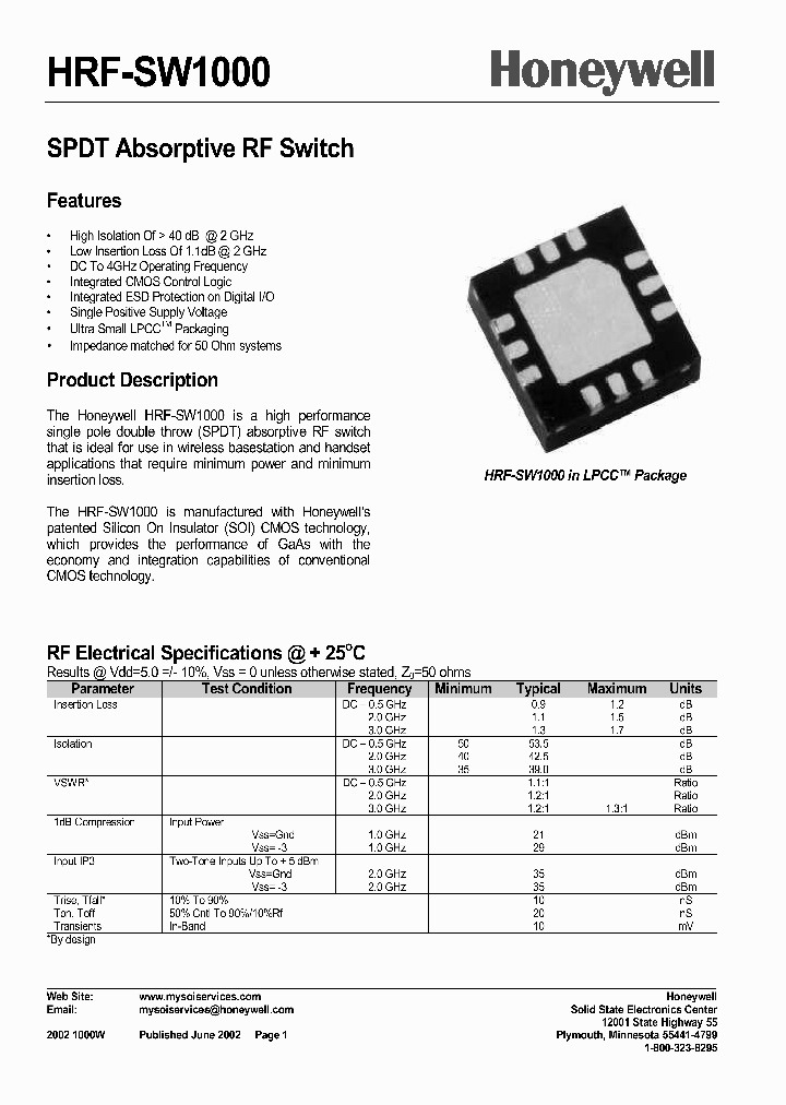 HRF-SW1000-TR_4123183.PDF Datasheet