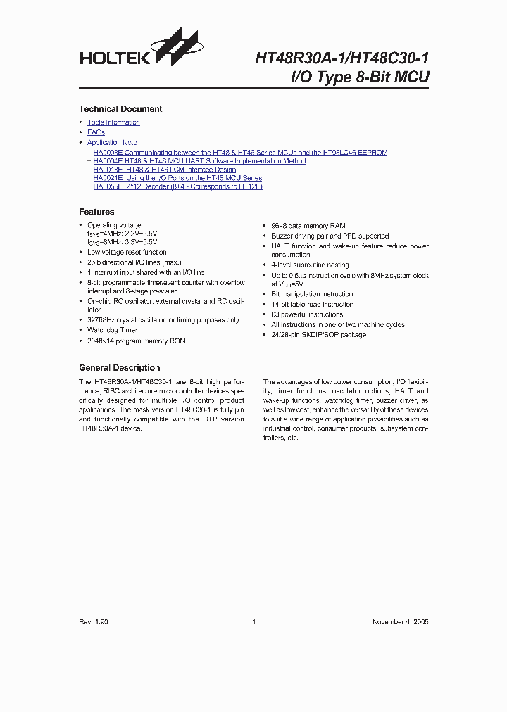 HT48C30-1_4100770.PDF Datasheet