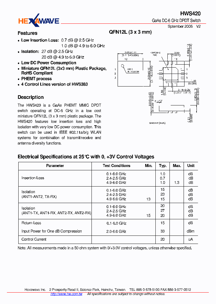 HWS420_4140205.PDF Datasheet