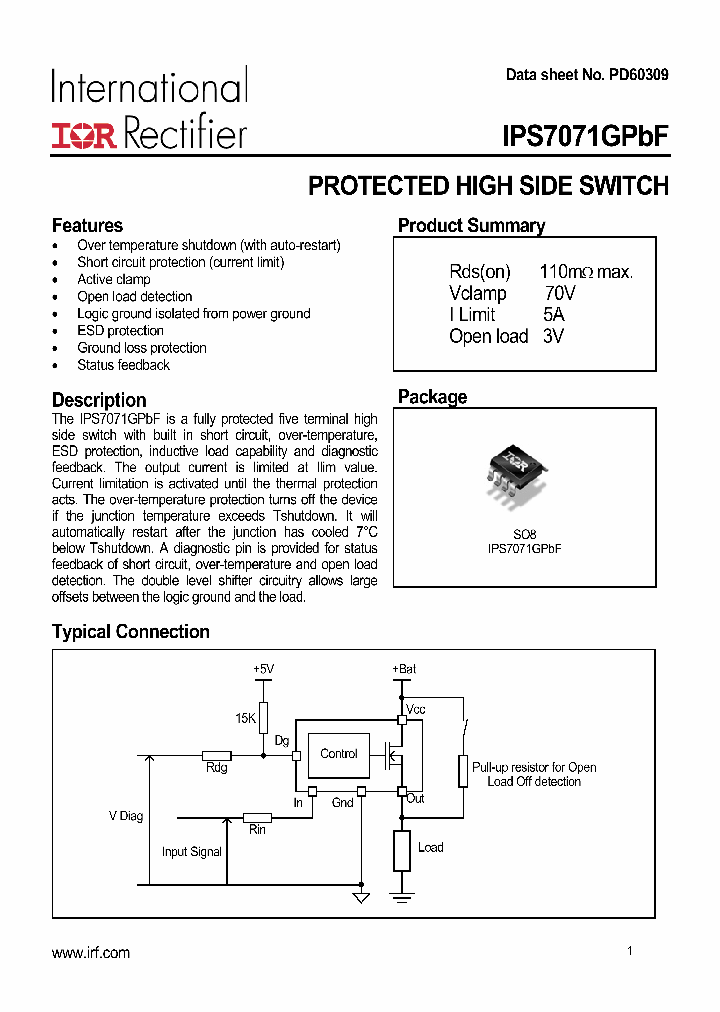 IPS7071GPBF_4106468.PDF Datasheet