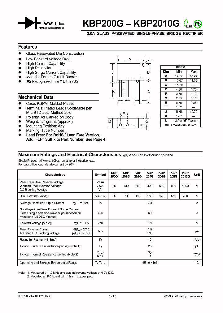 KBP200G_4104889.PDF Datasheet