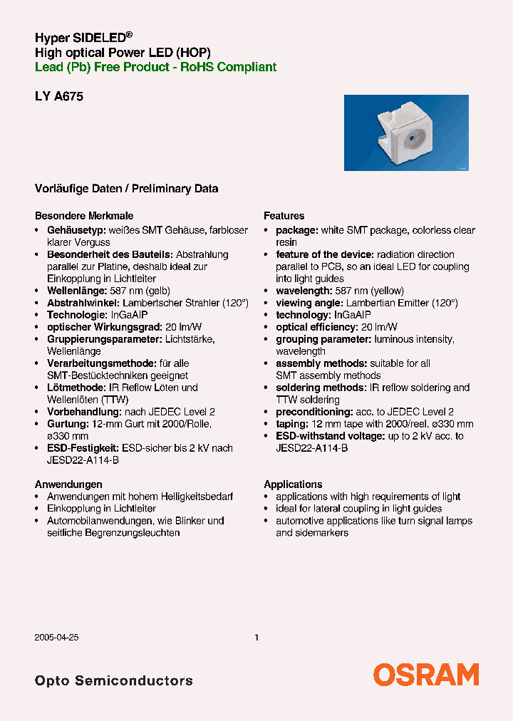 LYA675_4130089.PDF Datasheet