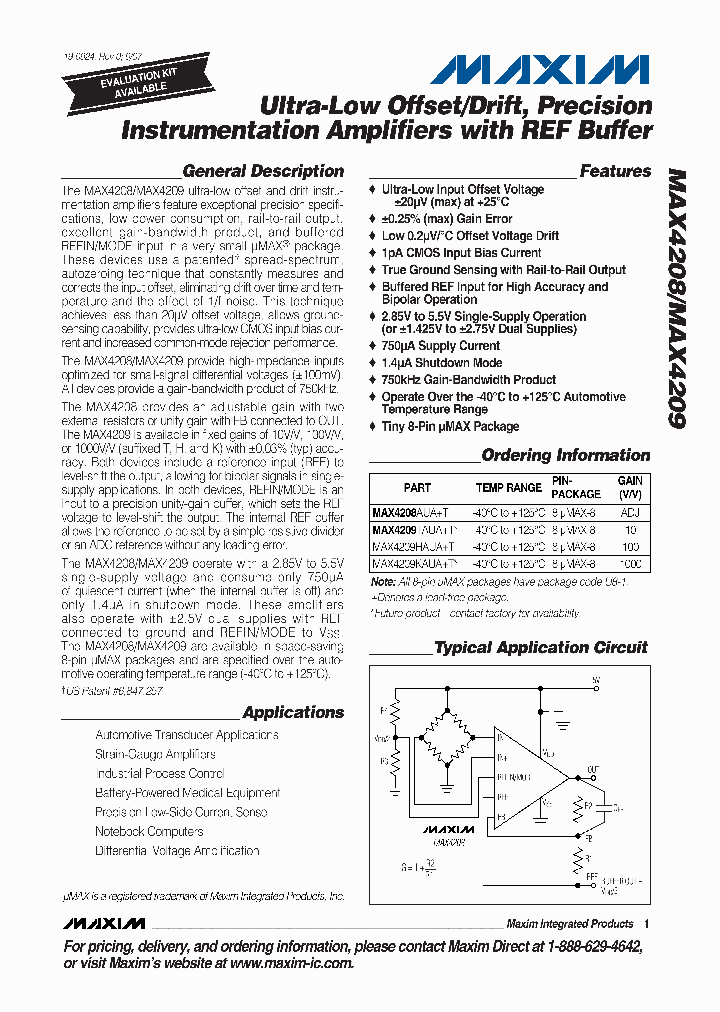 MAX4209_4113057.PDF Datasheet