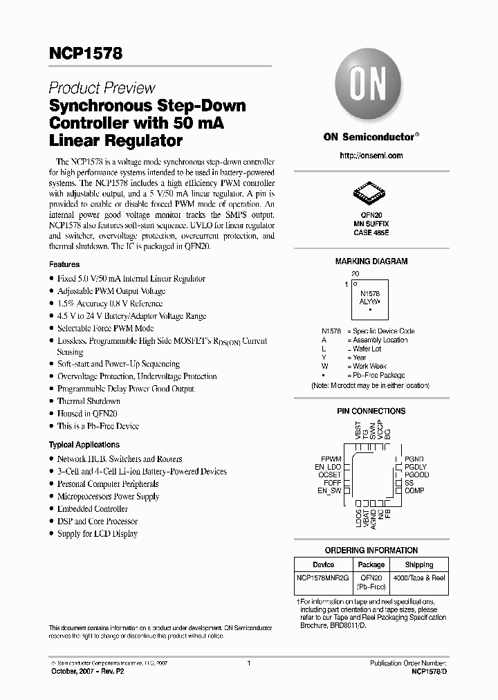 NCP1578MNR2G_4127559.PDF Datasheet