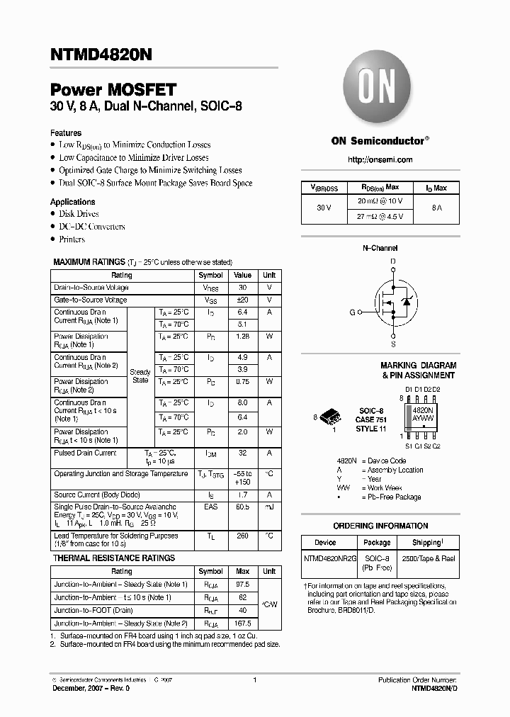 NTMD4820NR2G_4157885.PDF Datasheet