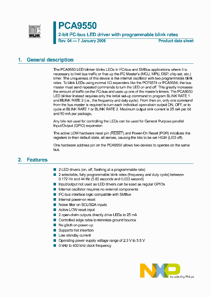 PCA9550TK_4135664.PDF Datasheet