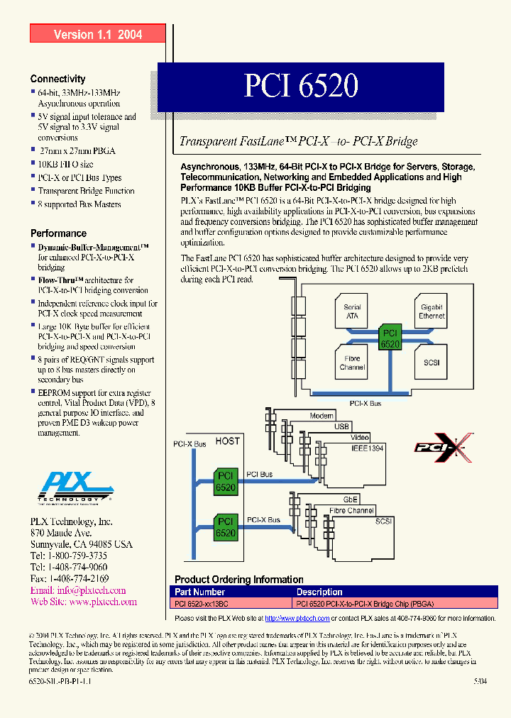 PCI6520-XX13BC_4128136.PDF Datasheet