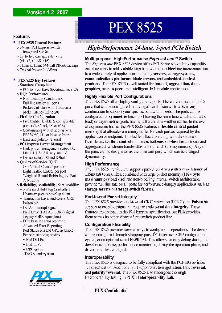 PEX8525-AARDK_4128106.PDF Datasheet