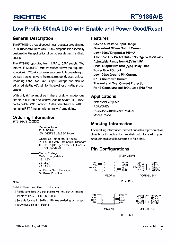 RT9186A-33PF_4120964.PDF Datasheet