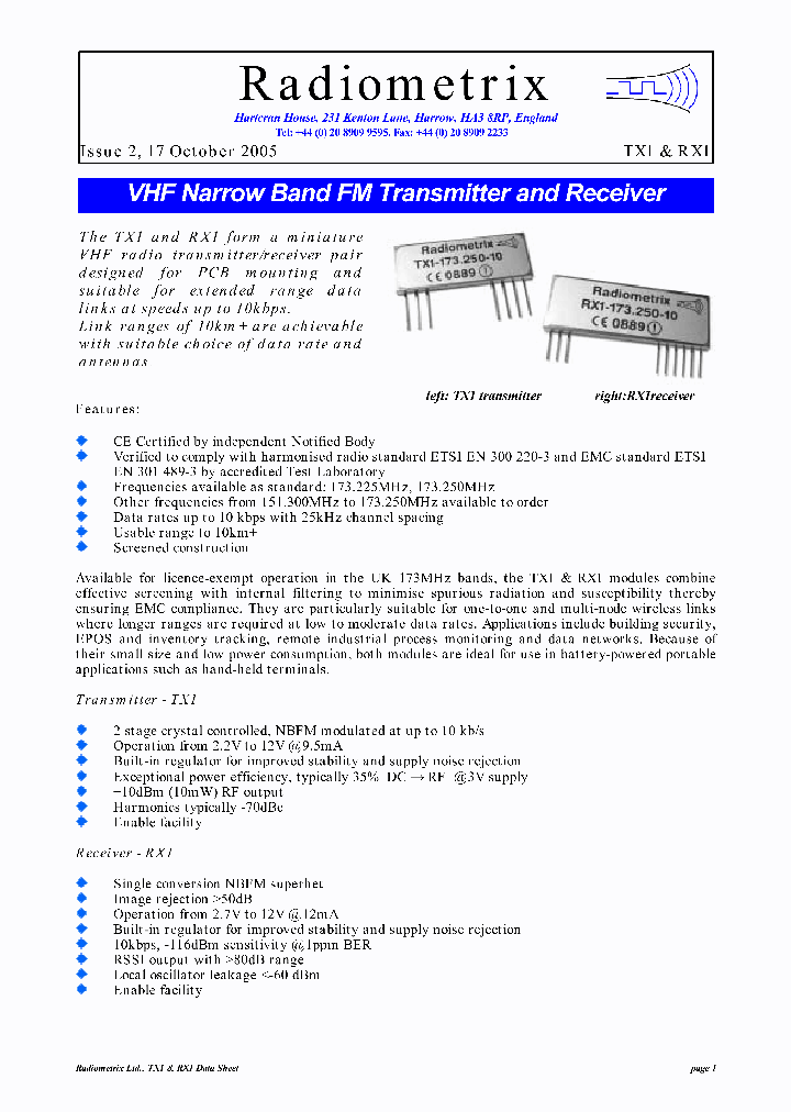 TX1-164525-10_4155673.PDF Datasheet