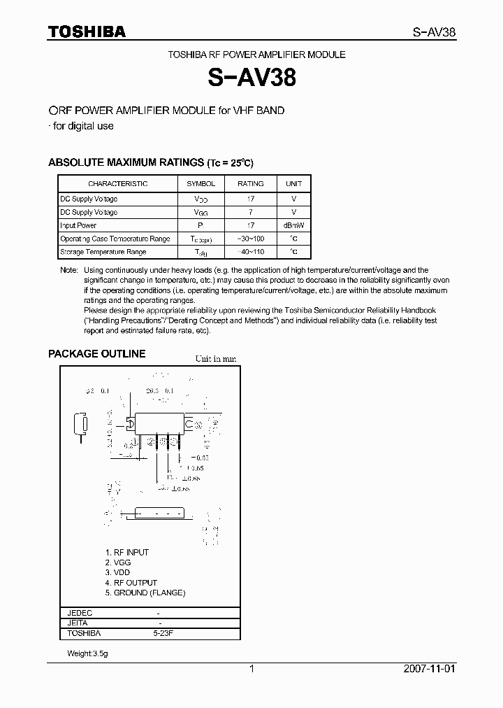 S-AV38_4112180.PDF Datasheet