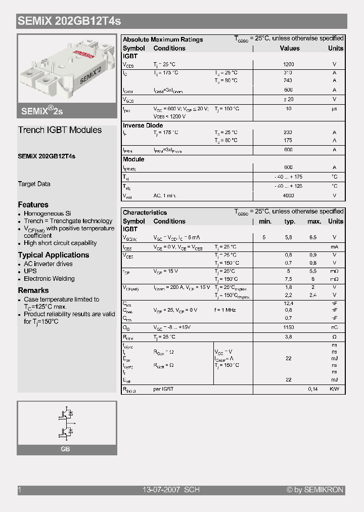 SEMIX202GB12T4S_4130624.PDF Datasheet