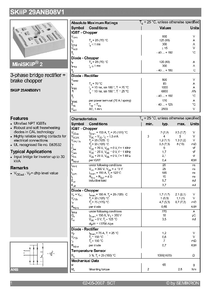 SKIIP29ANB08V1_4123031.PDF Datasheet