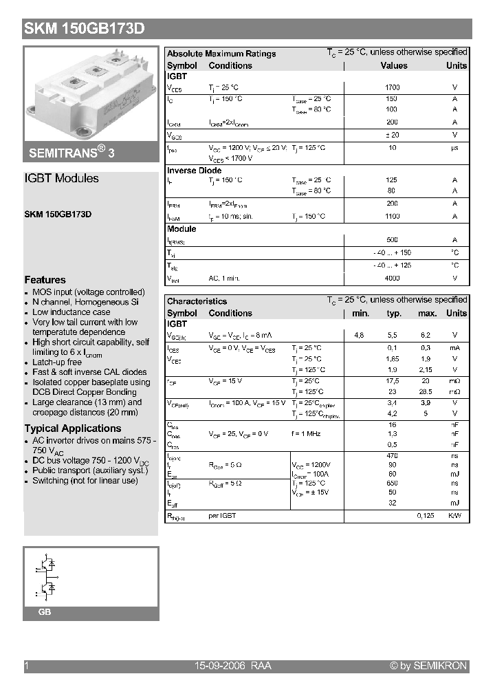 SKM150GB173D_4108119.PDF Datasheet