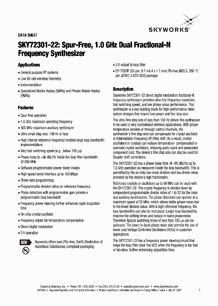 SKY72301-22_4147121.PDF Datasheet