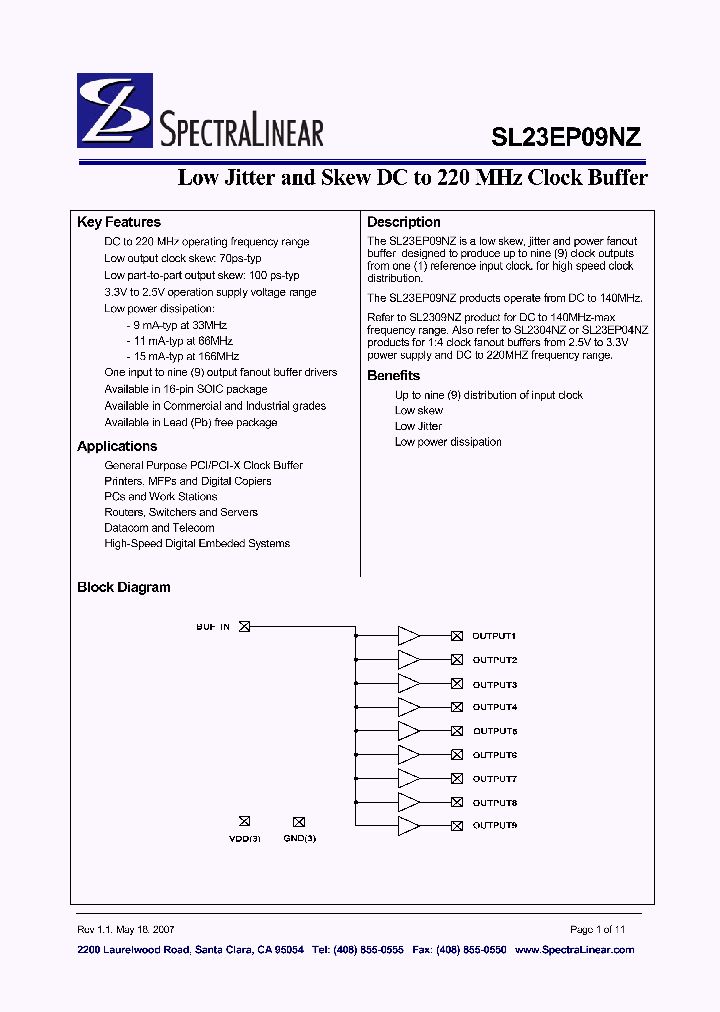 SL23EP09NZ_4140091.PDF Datasheet