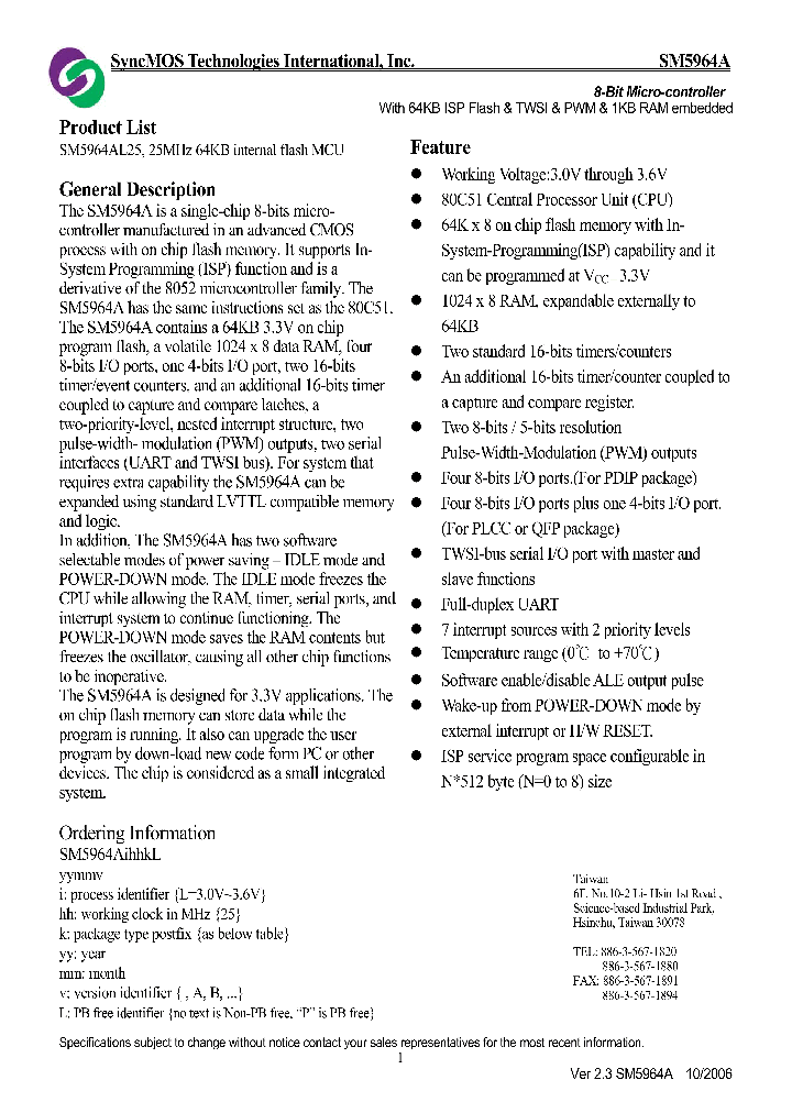SM5964AL25_4128081.PDF Datasheet